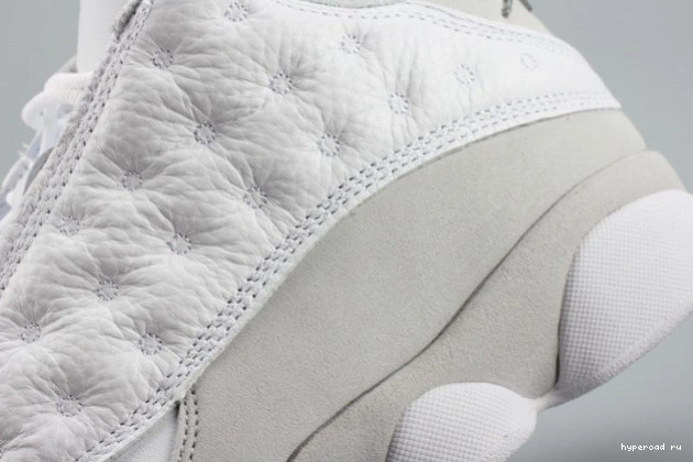 white mens Air 310810-100 LowPure 13 Jordan Money 1001